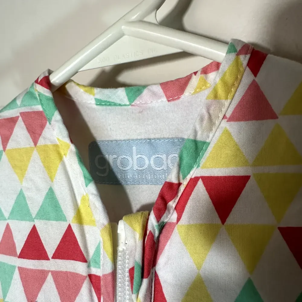 Original Grobag Sleep Sack Unisex 100% Cotton Size 0-6 Mos Geometric‎ Multicolor